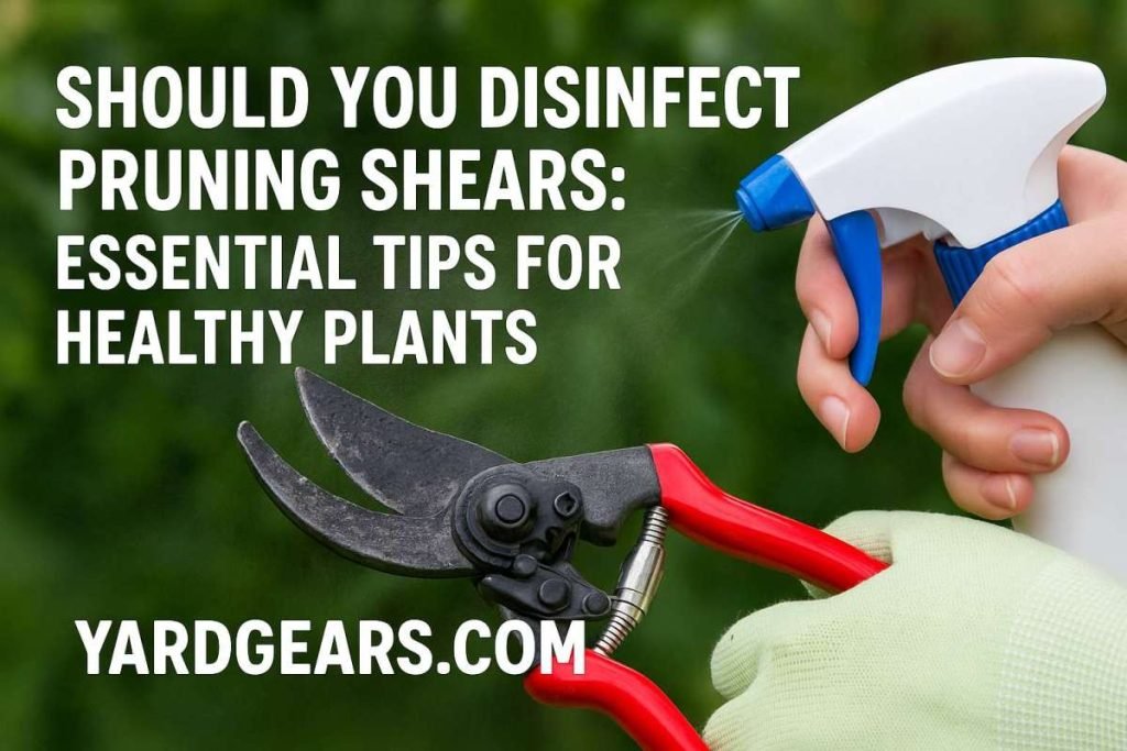 Should You Disinfect Pruning Shears: Essential Tips for Healthy Plants