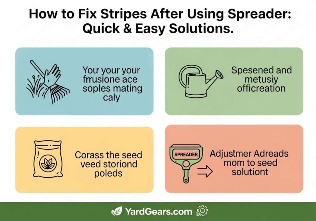 Fixing Stripes After Spreader Use
