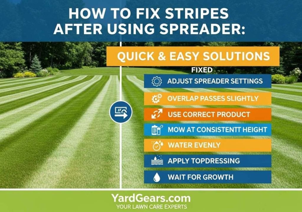 Fixing Stripes After Spreader Use