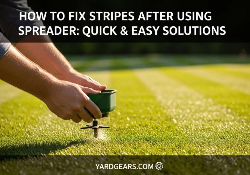 Fixing Stripes After Spreader Use