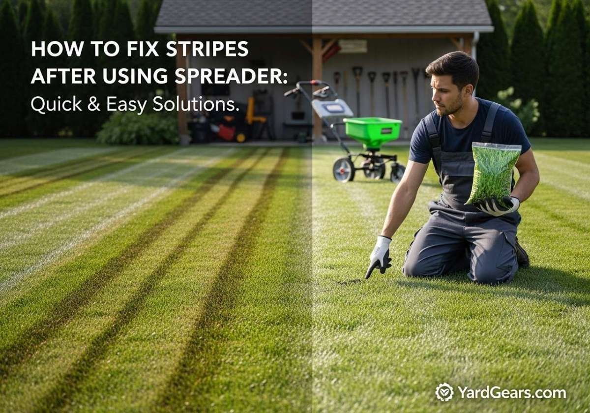 Fixing Stripes After Spreader Use