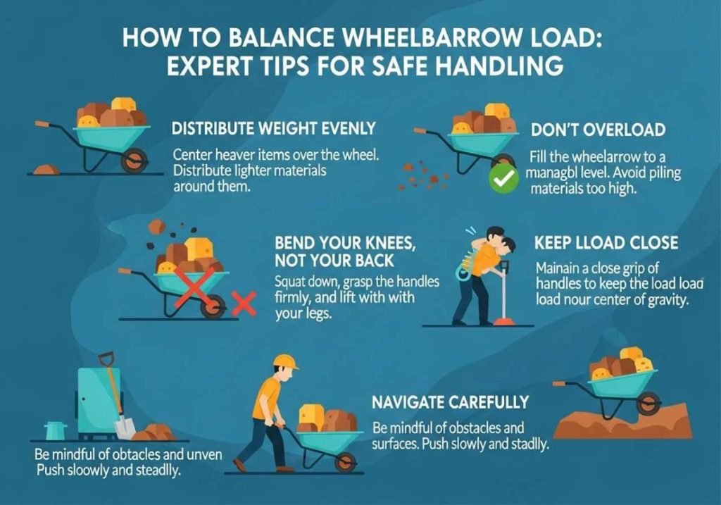 How to Balance Wheelbarrow Load: Expert Tips for Safe Handling