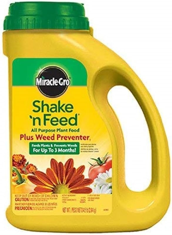 Miracle-Gro Shake 'N Feed All Purpose Plant Food Plus Crabgrass Weed P