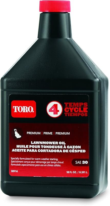 Toro SAE 30 Summer Oil 18 Oz Bottle for Lawn Mowers