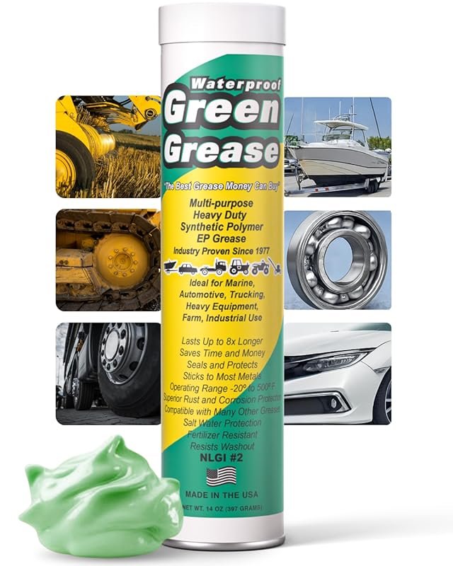 Ultra Heavy Duty Green Grease Tube (14oz) for Grease Guns