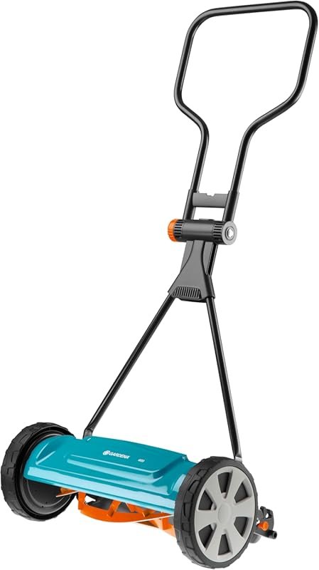 GARDENA Classic 16-Inch 5-Blade Reel Lawn Mower: Easy, Gas-Free Mowing