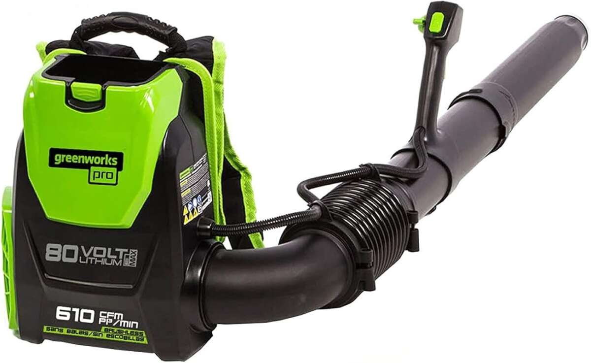 Greenworks 80V Cordless Brushless Backpack Blower: Powerful Airflow fo