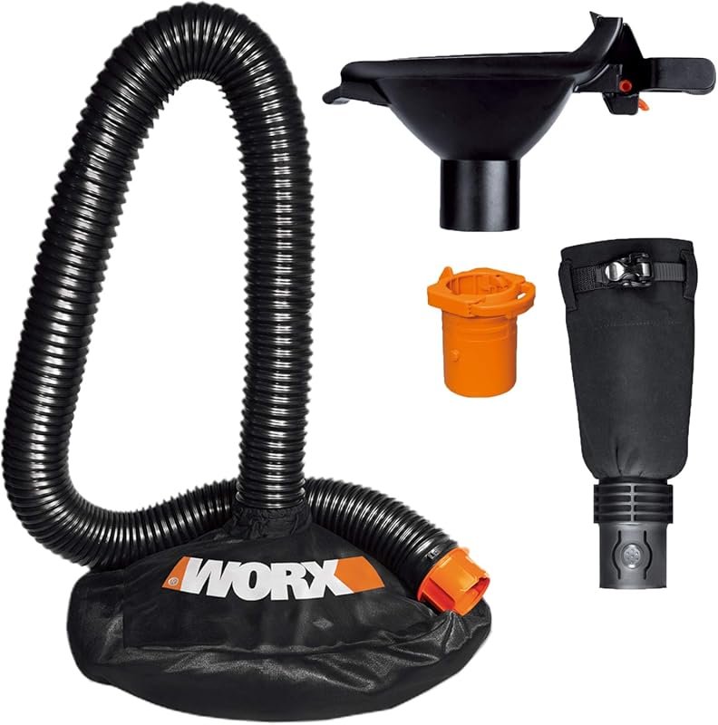 WORX Leaf Collection System for Leaf Blower & Vacuum (5” Tube)