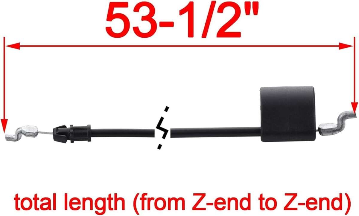 Funhoon Throttle Control Cable 532183281 for Craftsman, Poulan, Husqva