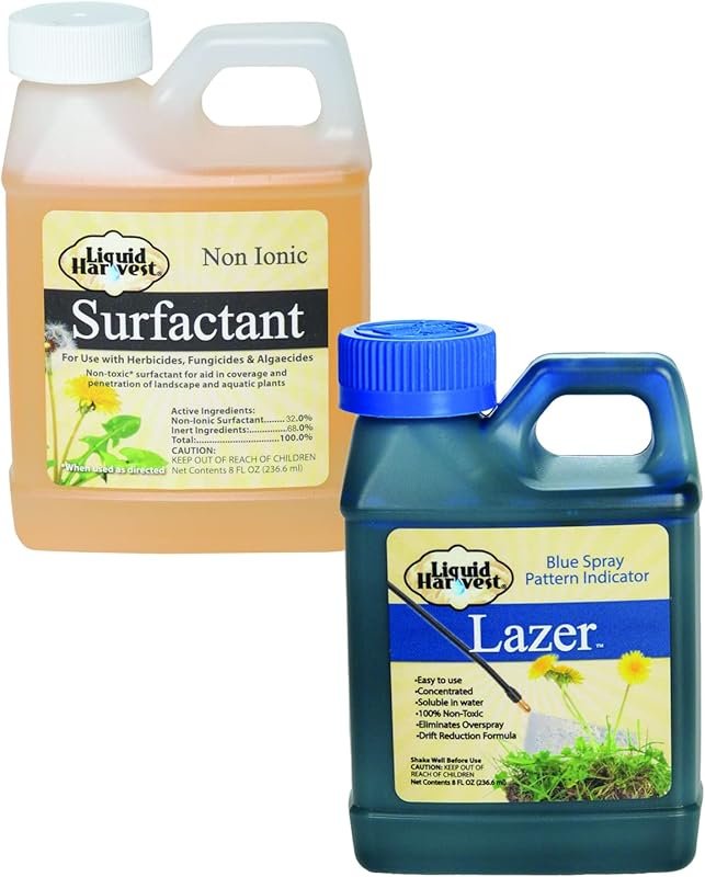 Liquid Harvest Lazer Blue Spray Indicator & Non-Ionic Surfactant, 8oz 
