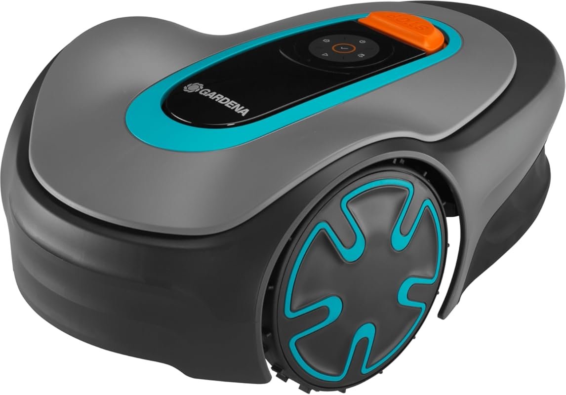 GARDENA SILENO Minimo Robotic Lawn Mower with Bluetooth App for Lawns 
