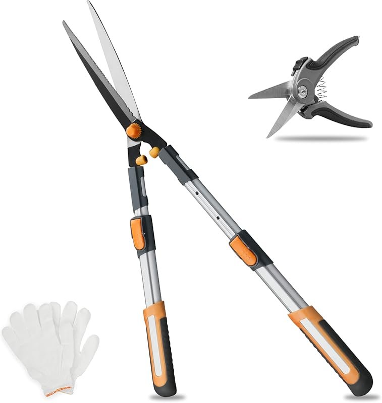 30-35 Inch Extendable Hedge Shears with 7.5