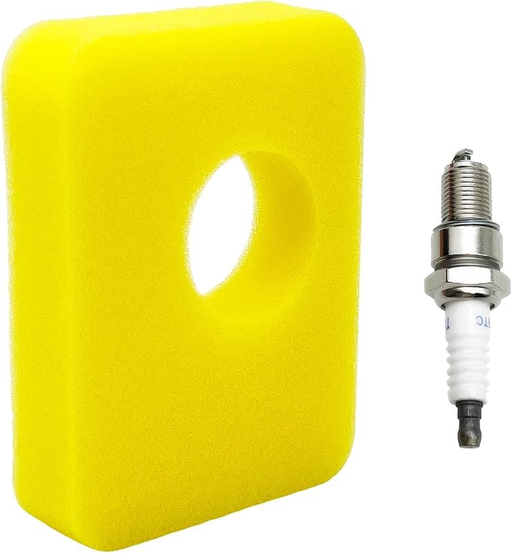 B.S. Engine Air Cleaner Foam Filter & Spark Plug Replacement for Brigg