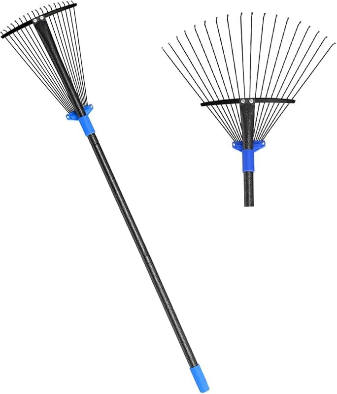 Heavy Duty Metal Leaf Rake: 8-17