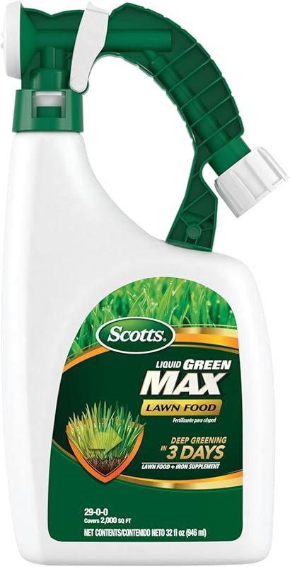 Scotts Liquid Green Max Lawn Food 2-in-1 Fertilizer and Iron, 32 oz