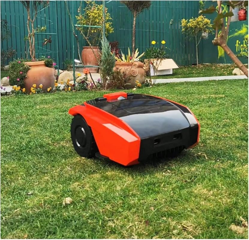 Cordless Electric Robot Lawn Mower: Automatic Recharge, Smart App Cont