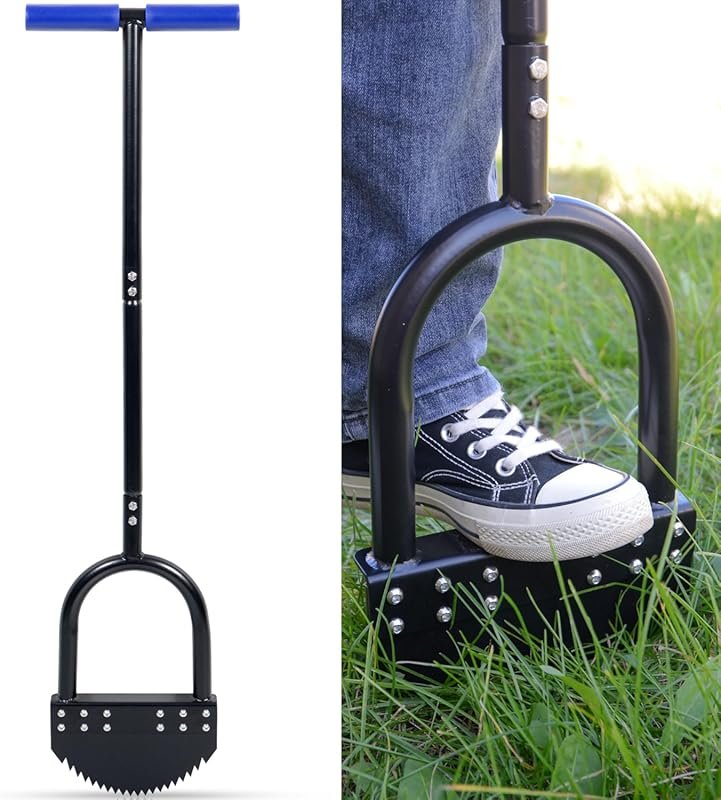 41-Inch Border Edger with Tempered Steel Blade and Wide Footplate