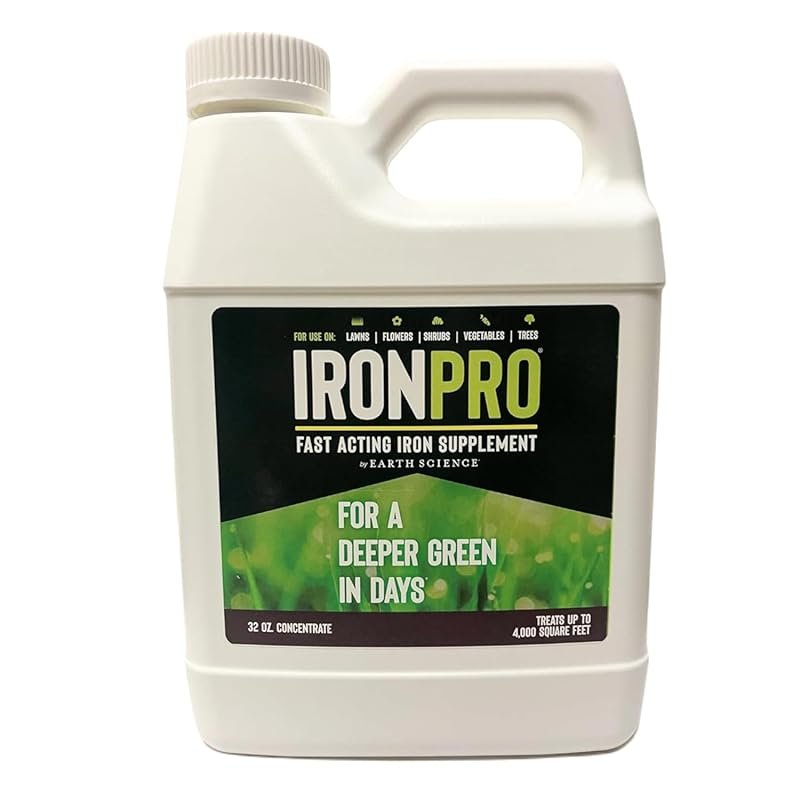Earth Science IronPro Liquid Iron Concentrate: 32oz Lawn & Garden Iron