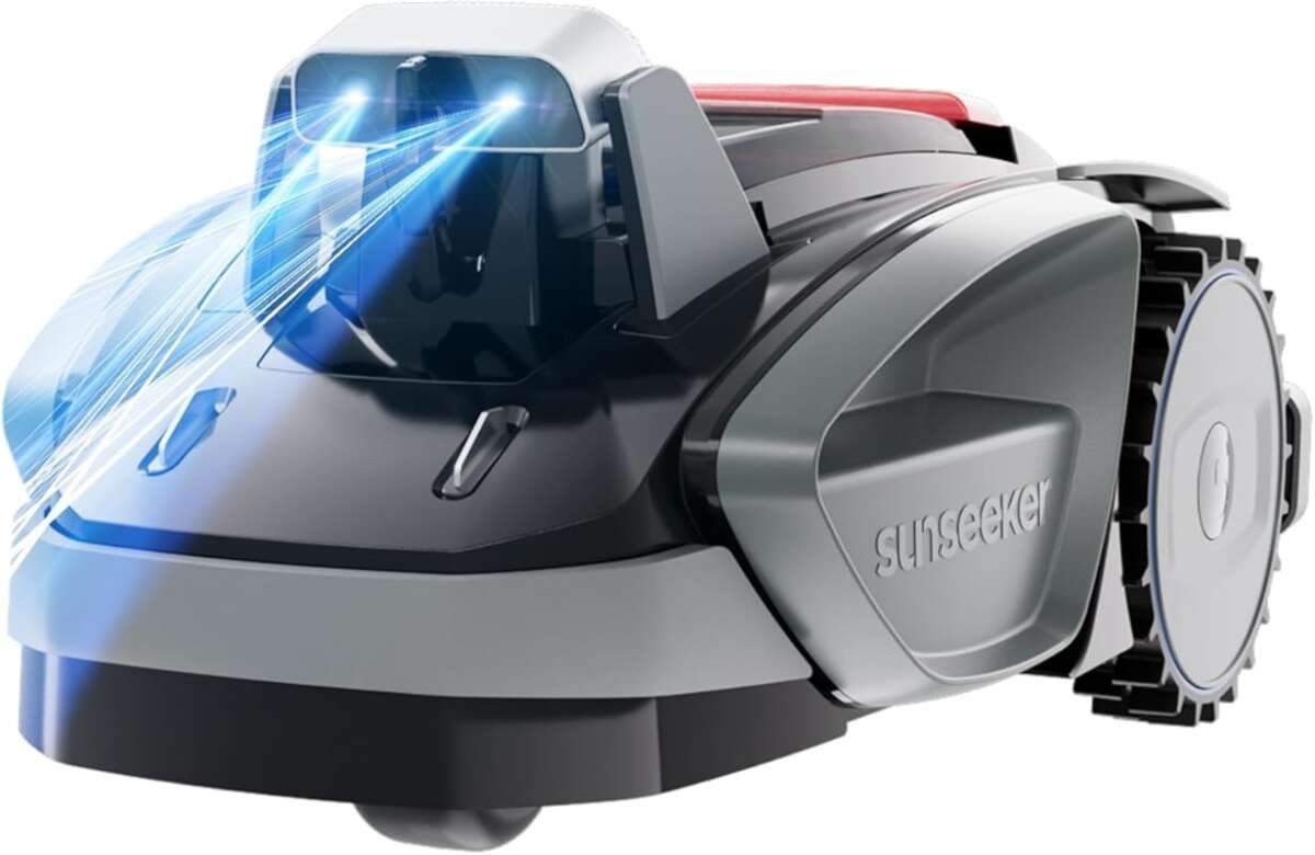 Sunseeker V3 Wireless Robot Lawn Mower: 6400 Sq Ft, Vision AI Obstacle