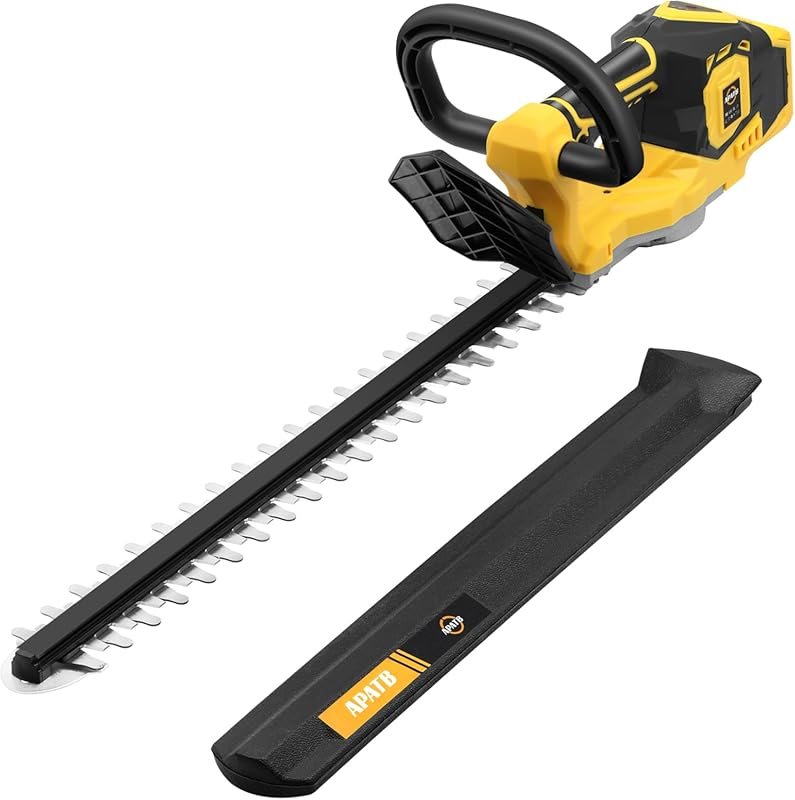 20-inch Cordless Hedge Trimmer: Brushless Motor Bush Shrub Edge Trimme