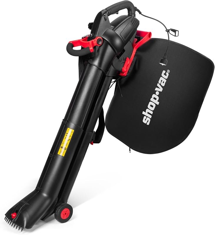 Shop-Vac 3-in-1 Electric Leaf Blower, Vacuum & Mulcher: 180 MPH, 530 C