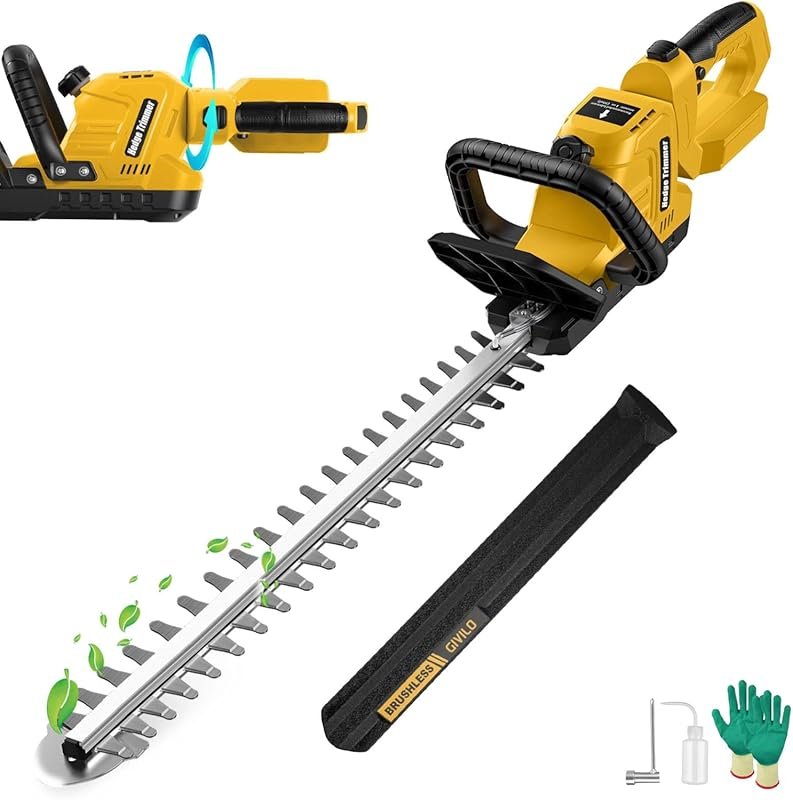 DEWALT 20V MAX Compatible 22-Inch Cordless Hedge Trimmer, Brushless Ba