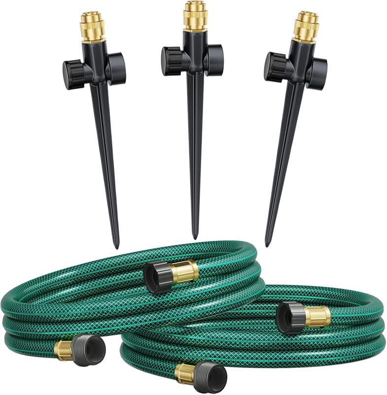 Metal Adjustable 360° Sprinkler System for Large Area Coverage, Ideal