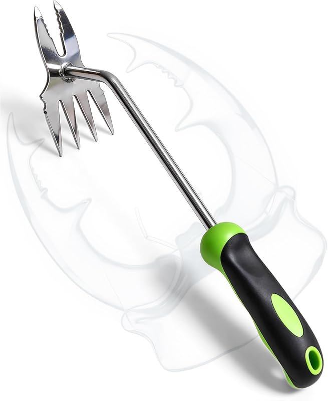 Heavy-Duty Stainless Steel Hand Weeder Puller for Deep Roots: Ergonomi