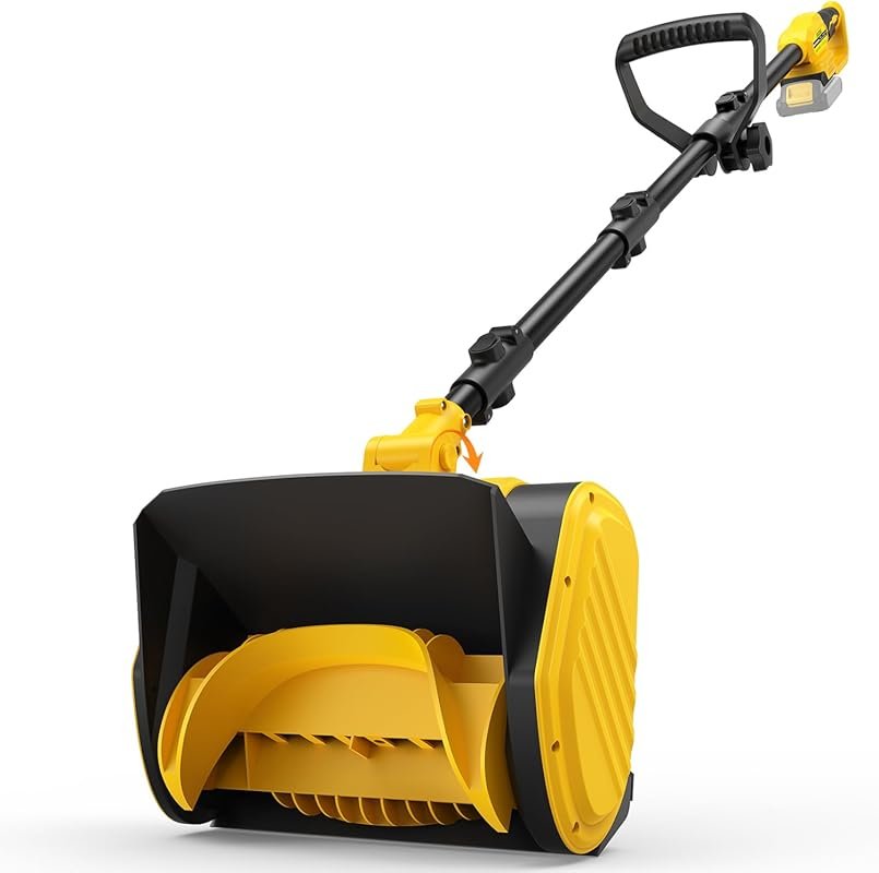 De-Walt 20V Max Cordless Electric Snow Shovel: 11-inch Brushless Snow