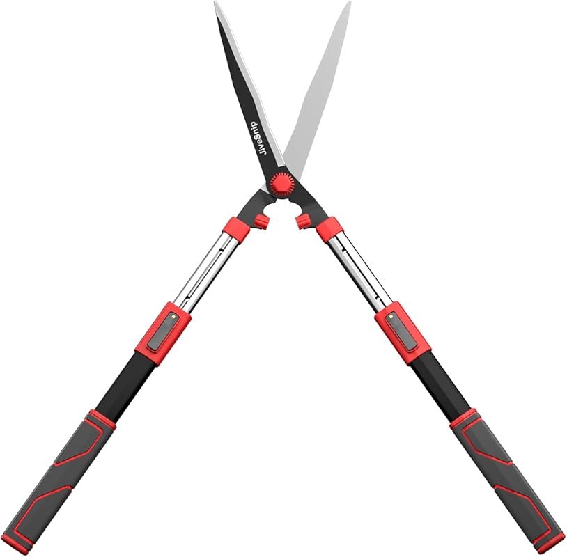 Telescopic Garden Shears: Lightweight, SK5 Carbon Steel Blades, Ergonomic Handles