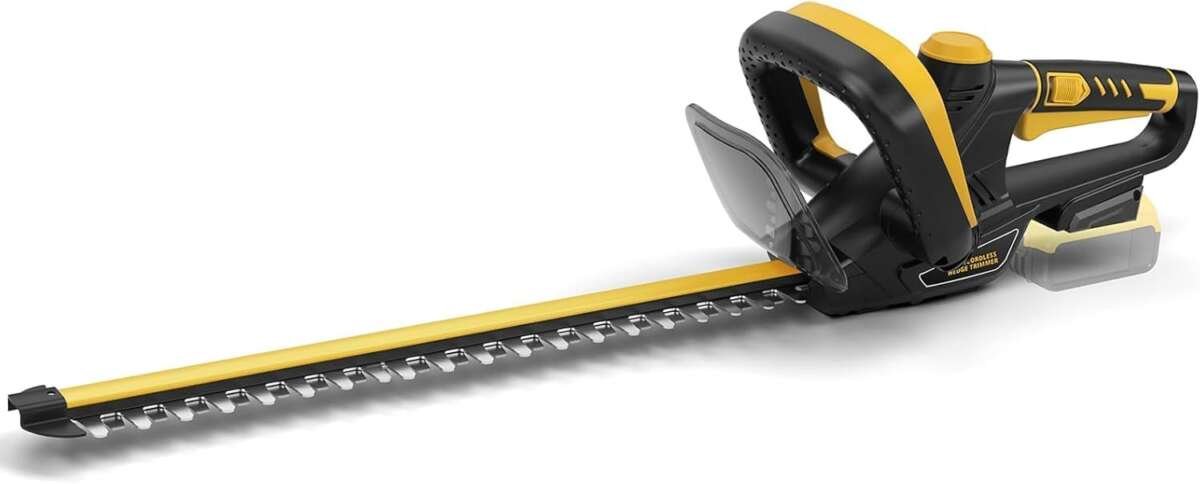 Dewalt 20V Cordless Hedge Trimmer, 22'' Dual-Action Blade, 1600RPM, 3/