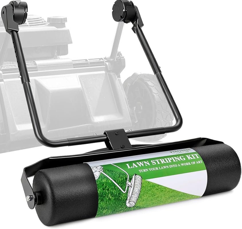 Universal Lawn Striping Kit for Push Mowers - Durable All-Metal Frame,
