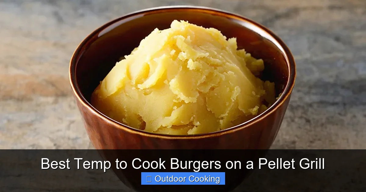 Best Temp to Cook Burgers on a Pellet Grill