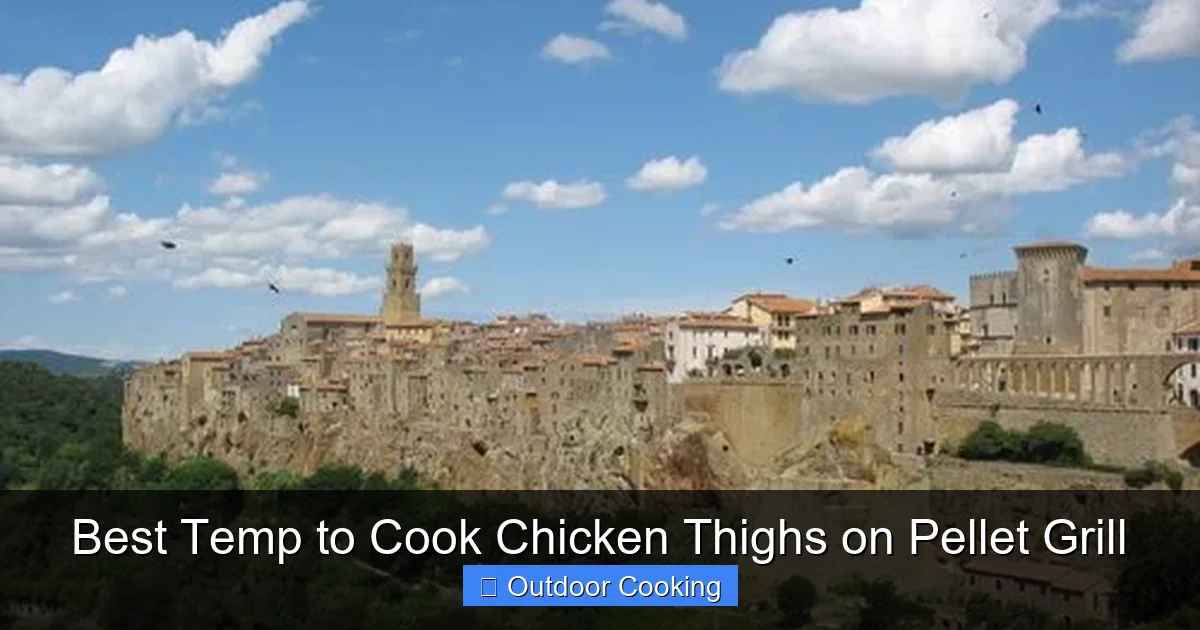 Best Temp to Cook Chicken Thighs on Pellet Grill