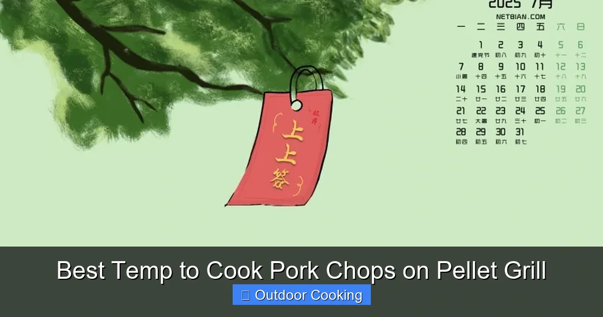 Best Temp to Cook Pork Chops on Pellet Grill