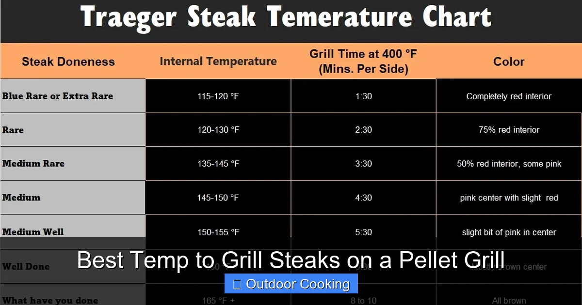 Best Temp to Grill Steaks on a Pellet Grill