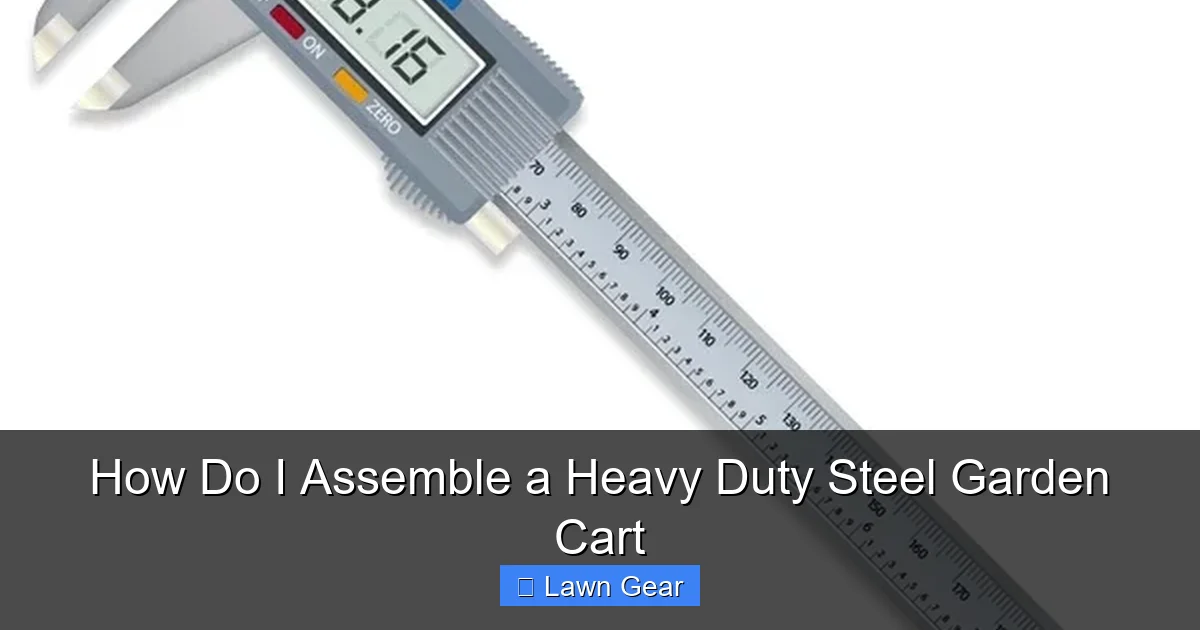 How Do I Assemble a Heavy Duty Steel Garden Cart