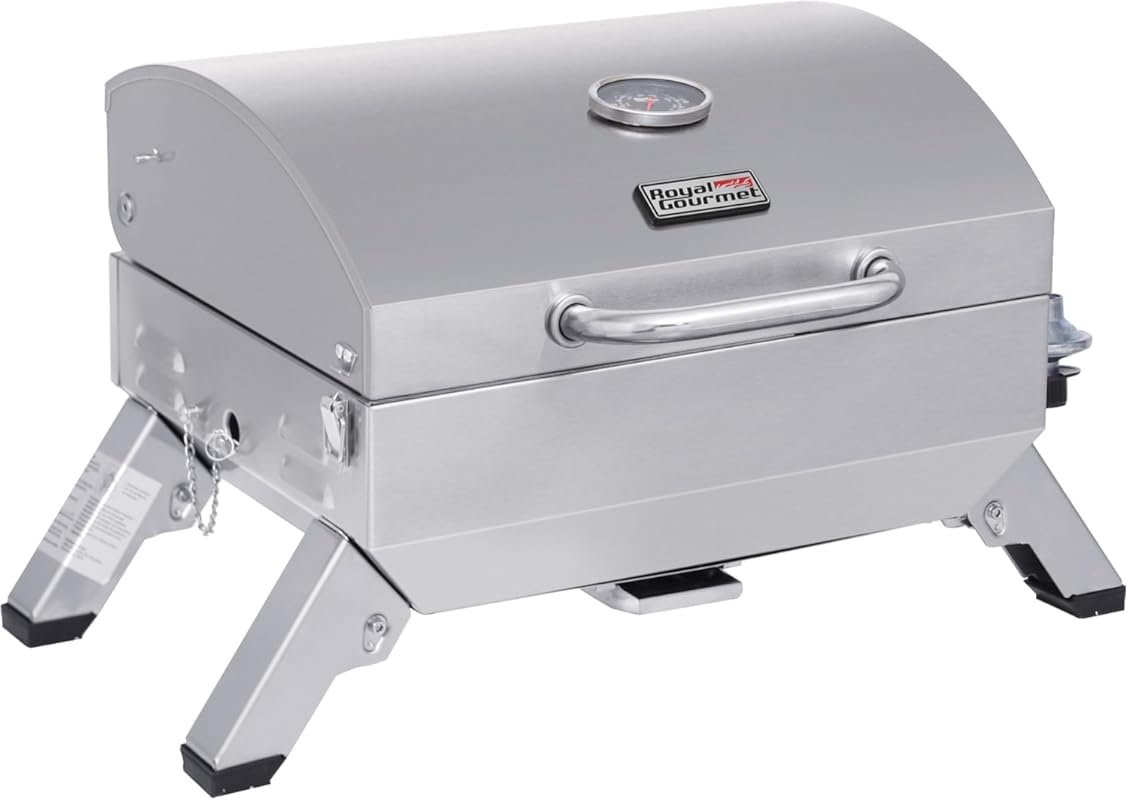 Royal Gourmet GT1001 Stainless Steel Portable Propane Grill: 10,000 BT