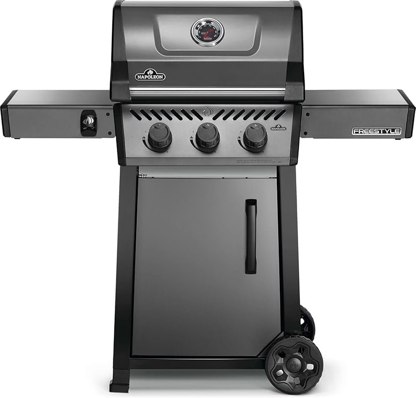 Napoleon Freestyle 365 Natural Gas Outdoor Grill - 3-Burner BBQ with S