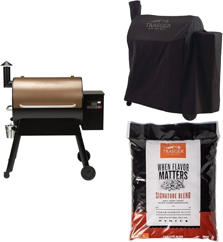 Pro 780 Wood Pellet Grill and Smoker Bundle with Full-Length Cover and