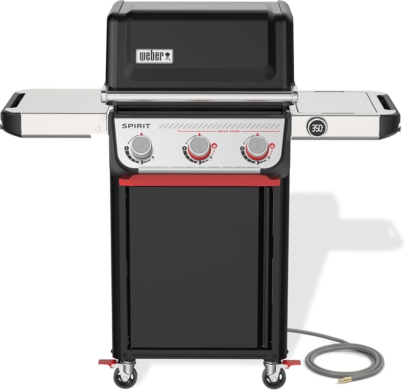 Weber Spirit EP-325 Natural Gas Grill for Outdoor Cooking & BBQ with 3