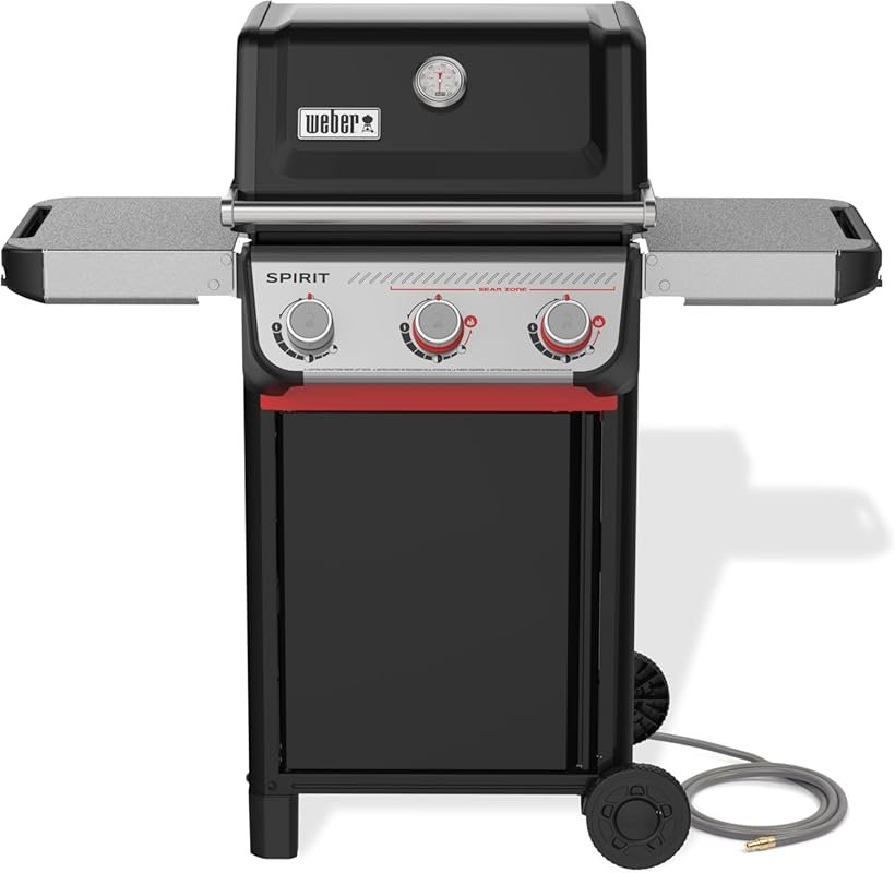 Weber Spirit E-325 Natural Gas Grill: 3 Boost Burners, Sear Zone, Porc