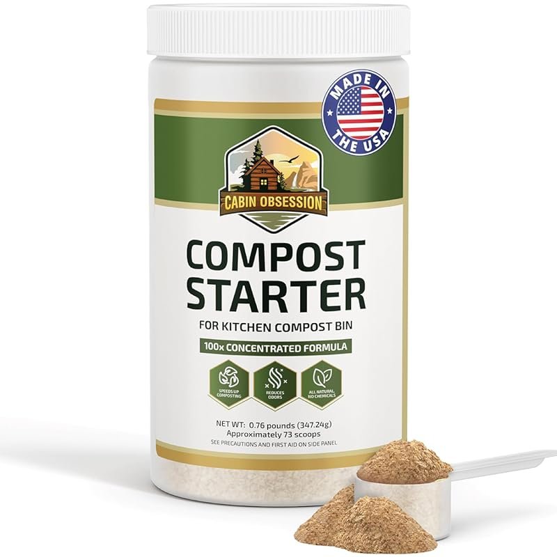 Compost Starter – 100x Concentrated Odor-Free Microbial Accelerator fo