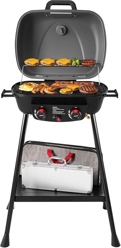Royal Gourmet GT2003 2-Burner Propane Grill/Griddle Combo: 17,000 BTUs
