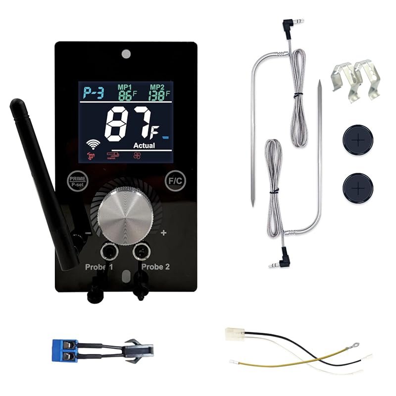 Upgraded WiFi Controller for Pit Boss, Traeger, Z Grills - Smart App C