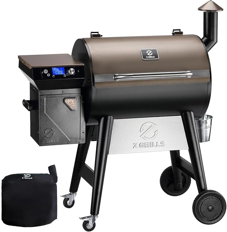Z GRILLS 2026 Upgrade 8-in-1 Electric Wood Pellet Grill with PID Contr