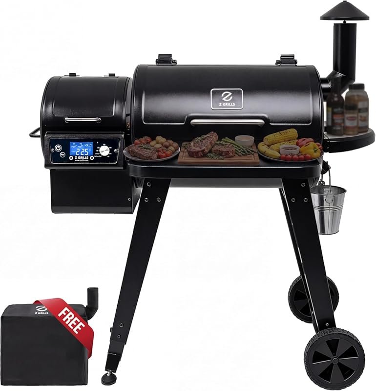 Z GRILLS 2026 Wood Pellet Grill & Smoker with PID Controller & 450A Mo